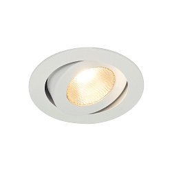 LED Einbauleuchte CONTONE ROUND Downlight, schwenkbar, wei�