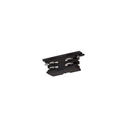 Accessories for 3-Phase surface track S-TRACK Straight coupler, electrical, black