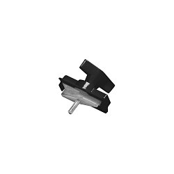 Zubeh�r f�r 3-Phasen Stromschiene S-TRACK - Pendelleuchten-Adapter, f�r 1 Drahtseil, mechanisch, schwarz