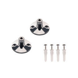 WANDHALTER, f�r TENSEO Niedervolt-Seilsystem, kurz, 2 St�ck, chrom
