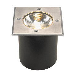 Premium LED Outdoor Floor recessed luminaire ROCCI 125 SQUARE, IP67, stainless steel 316, 8.6W 120� 3000K 580lm