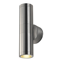 Au�enleuchte ASTINA OUT Wandleuchte, 2xGU10, IP44, alu geb�rstet
