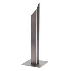 Erdspie� f�r Outdoor Stehleuchte RUSTY SQUARE / RUSTY PATHLIGHT / ARROCK, 50 x 17 x 17cm, Stahl verzinkt