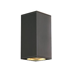 Au�enwandleuchte BIG THEO UP/DOWN, eckig, IP44 IK02, 2x GU10 QPAR111 max. 75W, anthrazit