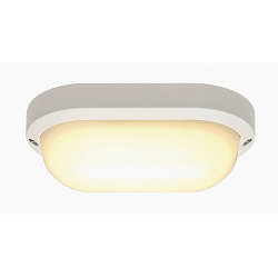 LED Au�enleuchte TERANG 2 Wand-/Deckenleuchte, oval, 120�, SMD LED, 3000K, IP44, wei�