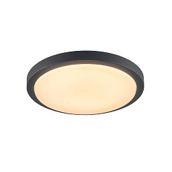 AINOS, Outdoor Ceiling luminaire, LED, 3000K, round, anthracite