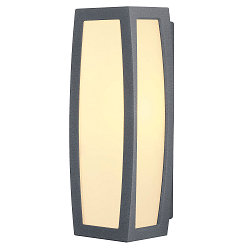 Au�enleuchte MERIDIAN BOX Wandleuchte, E27, IP54, mit Sensor, anthrazit