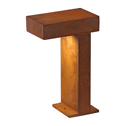 Outdoor Stehleuchte RUSTY� PATHLIGHT, IP44, H�he 40cm, GX53 TCR-TSE max. 9W, FeCSi-Stahl gerostet