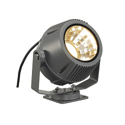 LED Au�enleuchte FLAC BEAM LED Strahler, 1x27W, 60�, 3000K, steingrau