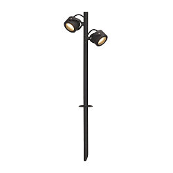 Outdoor Spie�leuchte SITRA 360 SL SPIKE, IP44 IK04, 67cm, 2-flammig, 2x GX53, verstellbar, mit Steckerkabel, anthrazit