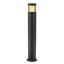 Pollerleuchte F-POL, 86cm, IP54 IK05, E27 T38 max. 20W, mit Raster, anthrazit