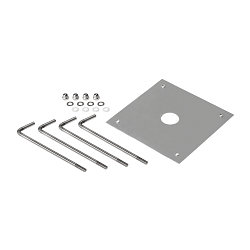 Betonanker f�r Outdoor LED Stehleuchte BENDO, Aluminium, silbergrau