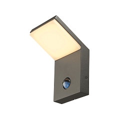 LED Outdoor luminaire ORDI Wall luminaire, anthracite, 120�, SMD LED, 3000K, IP44, incl. Sensor