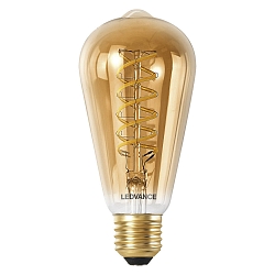 LED Filament-Birnenlampe Smart+ WiFi EDISON TW GD 820,  E27, 8W 2200-5000K (Tunable White) 600lm 320�, dimmbar, Goldglas klar