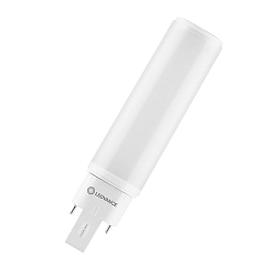 LED R�hre einseitig gesockelt DULUX LED D/E HF & AC MAINS V 6W 840 G24Q-1