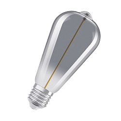 LED Filament-Edisonlampe Vintage 1906� MAGNETIC ST64, E27, 6 2.2W 1800K 60lm 320�, schaltbar, Rauchglas klar