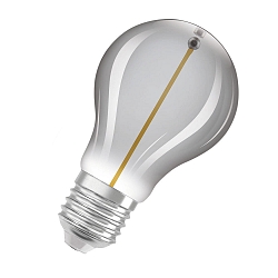 LED Filamentlampe Vintage 1906� A-Type 4 MAGNETIC, E27, 1.8W 1800K 40lm 320�, schaltbar, Rauchglas klar