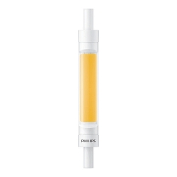 LED HV-Stablampe CorePro LEDlinear R7S, � 1.35cm / L 11.8cm, 7.2W 3000K 810lm 300�, schaltbar, wei� / klar