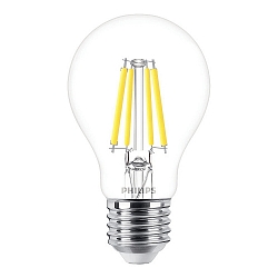 LED Lampe MASTER Value LEDbulb, A60, E27, 3,4W, 2700K, klar, dimmbar