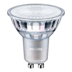 LED Reflektorlampe MASTER LEDspot VALUE PAR16 DIM, GU10, 3.7W 2700K 355lm 700cd 36°, CRi>90, dimmbar, Glas