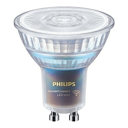 SmartHome LED Lampe MASTERConnect LEDspot IA, GU10, 4.7W 3000K 345lm 5000cd 36�, CRi >90, BT/ZigBee dimmbar