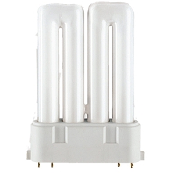 Kompaktleuchtstofflampe RALUX�Twin, 2G10,  24W 4000K, dimmbar mit EVG