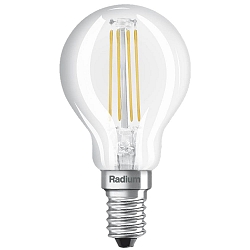 LED Filament Tropfenform ESSENCE DROP AMBIENTE LUX, E14, 4W 4000K 470lm 300�, klar