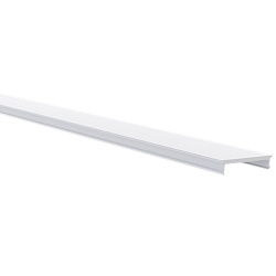 Abdeckung F 26/5/C2 f�r Aluminium-Profil MEDIUM, b�ndig, matt / diffus, L�nge 20 Meter, k�rzbar