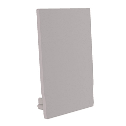 Endkappe f�r Profil + Cover M, Endcap MEDIUM U-Profil 27/39, grau