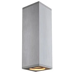 THEO UP/DOWN, QPAR51, Wall luminaire, max. 2x50W, brushed alu