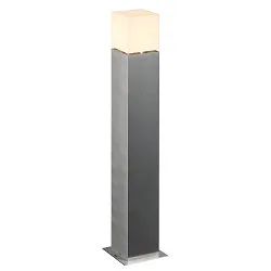 Outdoor Stehleuchte SQUARE POLE 90, Höhe 90cm, IP44, E27 max. 20W, Edelstahl 304