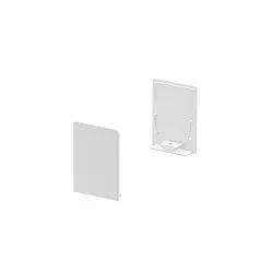 GRAZIA 20 Endcaps for GRAZIA Surface profile standard, 2 items, high design, white