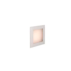 Premium-LED Wandeinbauleuchte FRAME BASIC HV, 3.1W 2700K 140lm, Silber
