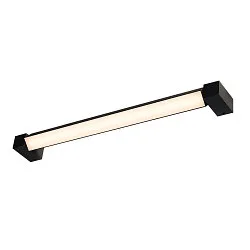 LONG GRILL LED Wall and Ceiling luminaire, 3000K, black