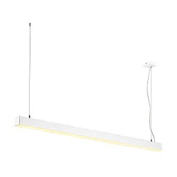 LED Pendelleuchte Q-LINE PD DALI Single, Länge 142cm, 47W 3000K 3700lm 120°, weiß