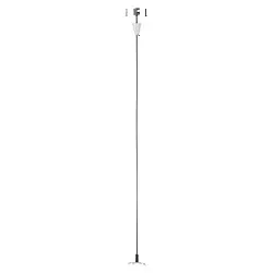 Zubehör für 3-Phasen-Aufbauschiene S-TRACK - Schienen-Pendelabhängung mit Stange, 100cm, starr, weiß