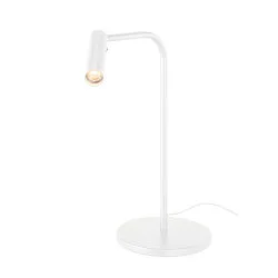 Premium-LED Tischhleuchte KARPO FL, drehbar, schwenkbar, CRi >90, Touch-Dimmer (3-stufig), 6.2W 3000K 430lm 40°, weiß