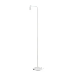 Premium-LED Stehleuchte KARPO FL, drehbar, schwenkbar, CRi >90, Touch-Dimmer (3-stufig), 6.2W 3000K 360lm 40°, schwarz