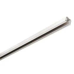 EUTRAC 3-Phasen Hochvolt-Schiene, Aufbauversion, Aluminium, 100cm, weiß
