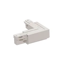 L-Coupler for 3-Phase High voltage Track, Earth outside, white