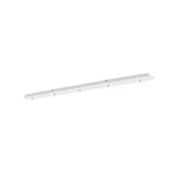 FITU Canopy for FITU PD Pendant luminaires, FÜNFFACH, LANG, max. 16A, white