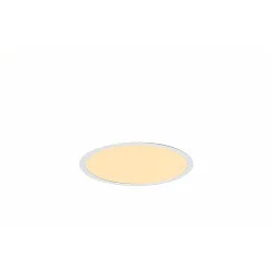LED Deckeneinbauleuchte MEDO 30 EL, Rahmenversion, Einbau Ø 29cm, 14W 3000/4000K 1600lm 105°, Weiß