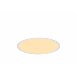 LED Deckeneinbauleuchte MEDO 40 EL, Rahmenversion, Einbau Ø 39cm, 28W 3000/4000K 3300lm 105°, Weiß
