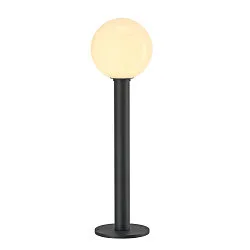 Outdoor Stehleuchte GLOO PURE 70 Pole, E27, IP44 IK04, Schirm Ø 20cm, Höhe 70cm, Anthrazit