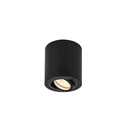 Deckenleuchte TRILEDO CL, Zylinder, GU10 QPAR51 max. 10W, drehbar und schwenkbar, Schwarz