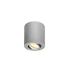 Deckenleuchte TRILEDO CL, Zylinder, GU10 QPAR51 max. 10W, drehbar und schwenkbar, Alu gebürstet