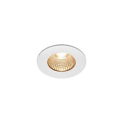 Outdoor LED Einbau-Downlight PATTA-I ROUND DTW, IP65 IK02, 7.3W 1800-3000K 440lm, CRi 97, Dim-to-Warm, starr, weiß