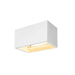Wandleuchte PLASTRA QT-DE12 WL Gipsleuchte, R7s 118mm, weiß