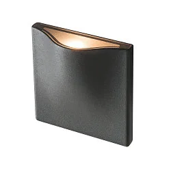 LED Outdoor Wandleuchte VILUA I WL, IP54, 16W 3000K 405lm 100°, Anthrazit