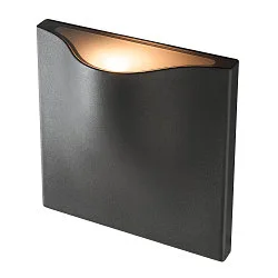 LED Outdoor Wandleuchte VILUA II WL, IP54, 16W 3000K 810lm 100°, Anthrazit